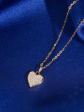 Sol Mare Lab-Grown Diamond Heart Necklace | 18K Gold